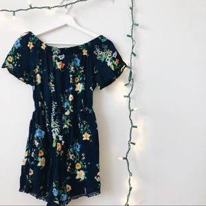 Bershka floral romper